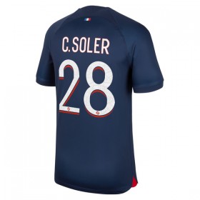 Goedkope Paris Saint Germain 2023-24 C. Soler 28 Thuisshirt